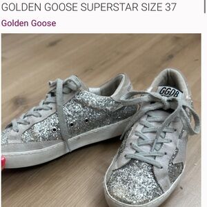 Authentic golden goose. Size 37. These do have marks since they have been worn.